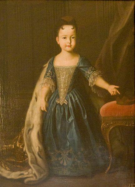 Louis Caravaque Portrait of Natalia Romanov Sweden oil painting art